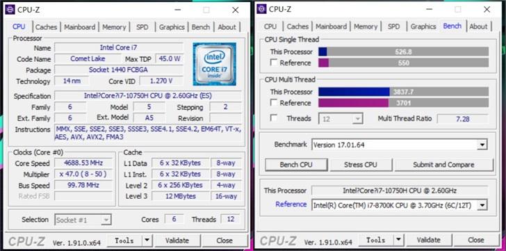 i7-1075h属于什么档次？i7-10750h相当于什么水平-图3