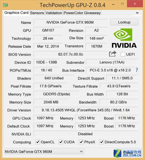 笔记本gtx960m什么级别显卡？笔记本高端显卡-图2