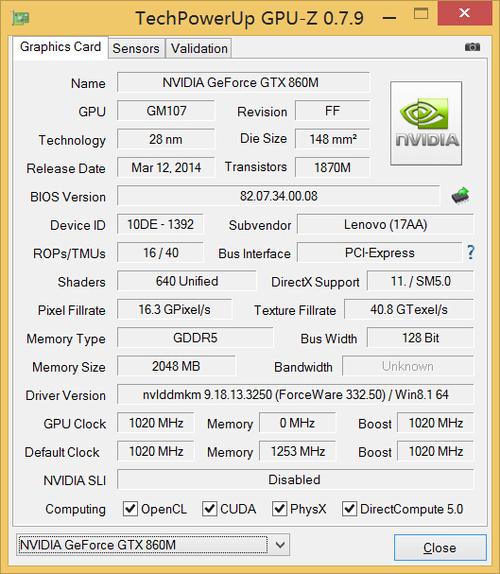 显卡860m2021什么水平？gtx 860笔记本-图3